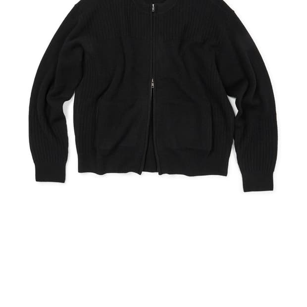 [XL] etce 이티씨이 스모킹 울 니트 집업