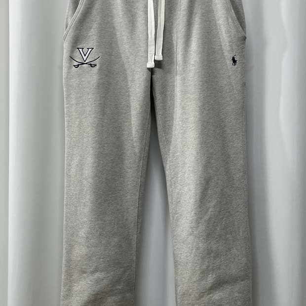 폴로 랄프로렌 버지니아 엠브로이더리 멜란지 스웻팬츠