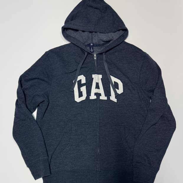GAP 갭 네이비 트레이닝 후드집업 L