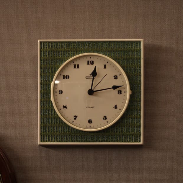 [Junghans] 융한스 빈티지 포셀린 ATO-MAT 벽시계