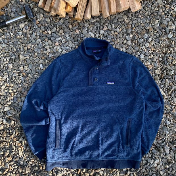 🌊Patagonia shearling Button pullover