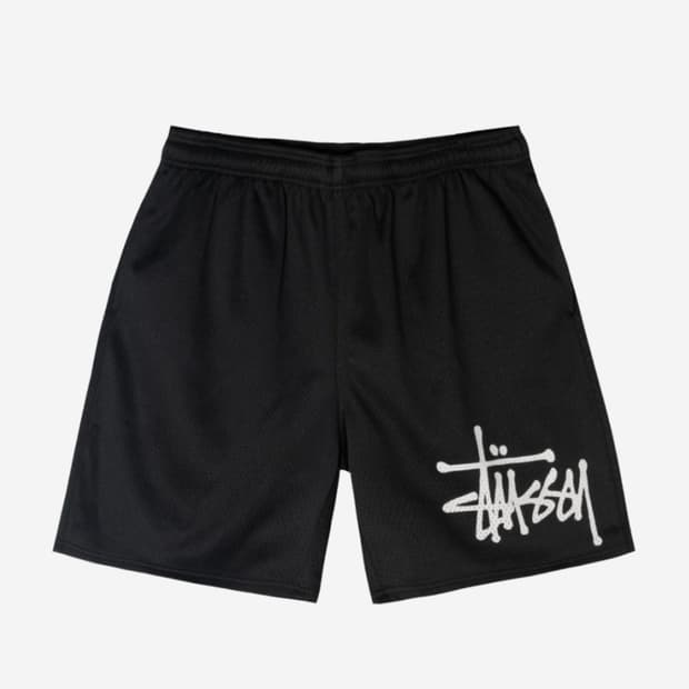 L 스투시 빅 베이직 메쉬 쇼츠