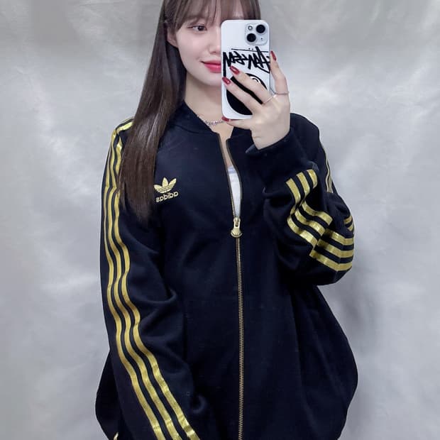 아디다스 검골 오버핏 트랙탑 