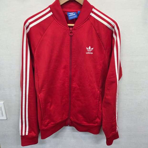 아디다스 대장급 슈퍼스타 트랙탑 져지 레드 105