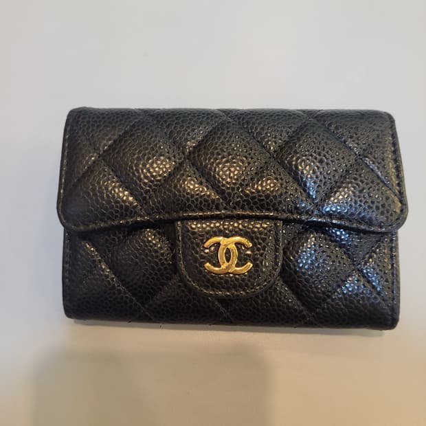 샤넬 클래식 똑딱이금장