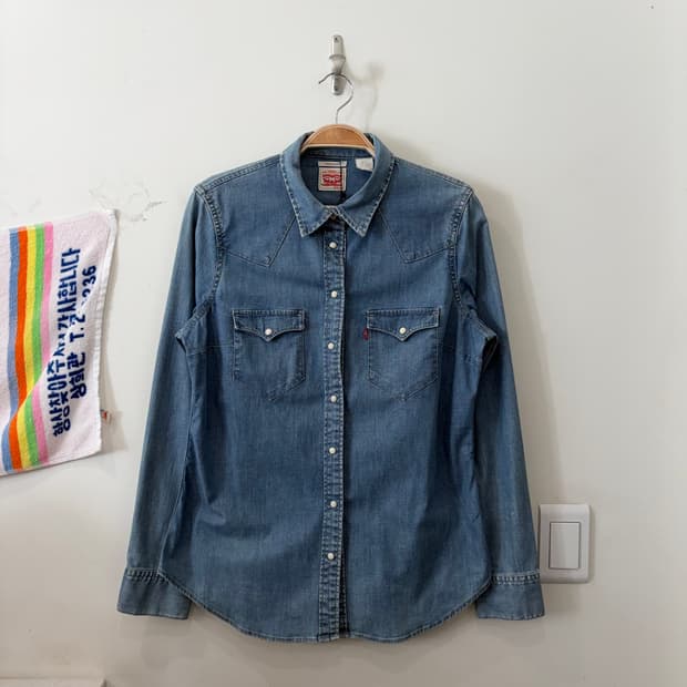 57. 리바이스 데님셔츠 청셔츠