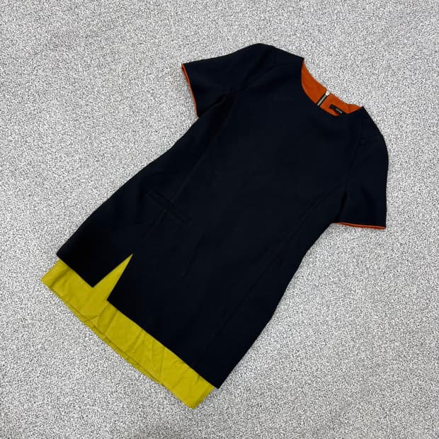 88 시스템 한섬 반팔 원피스 하객룩 0407J