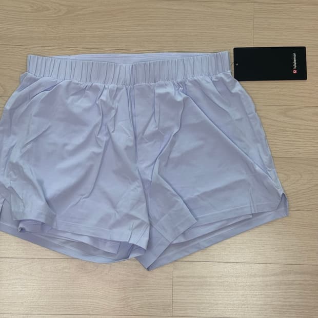 룰루레몬 마일메이커 립스탑 라인드 쇼츠 4“ 라벤더