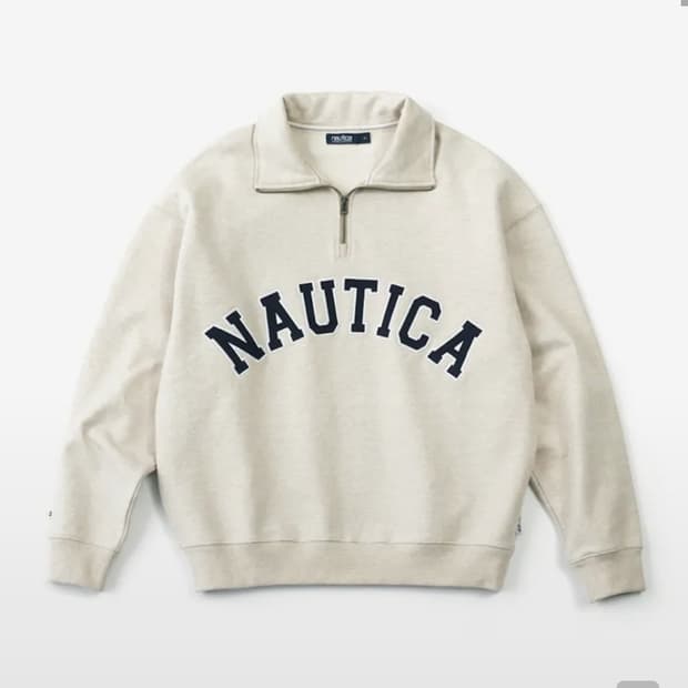 노티카 반집업 맨투맨 L 판매합니다 