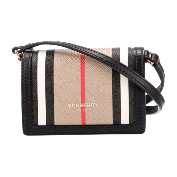 버버리 아이콘 스트라이프 여성 스트랩 크로스백 가방