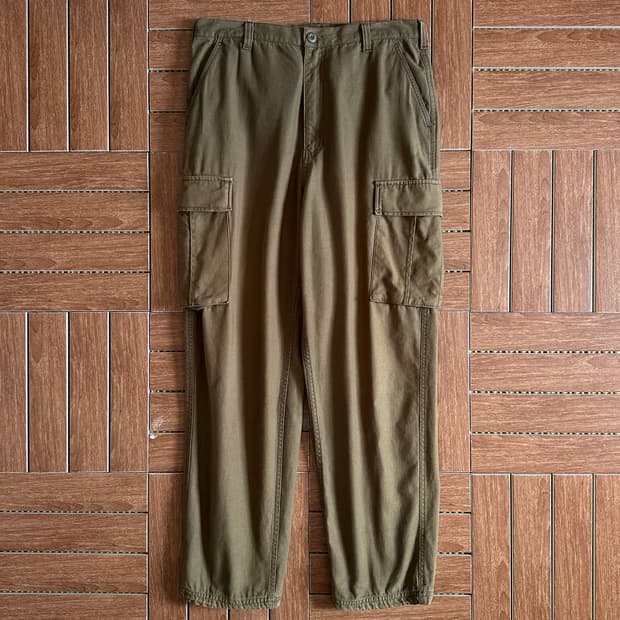 Minority cotton cargo pants