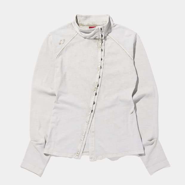 구해요 미스치프 워시드 저지 셔츠