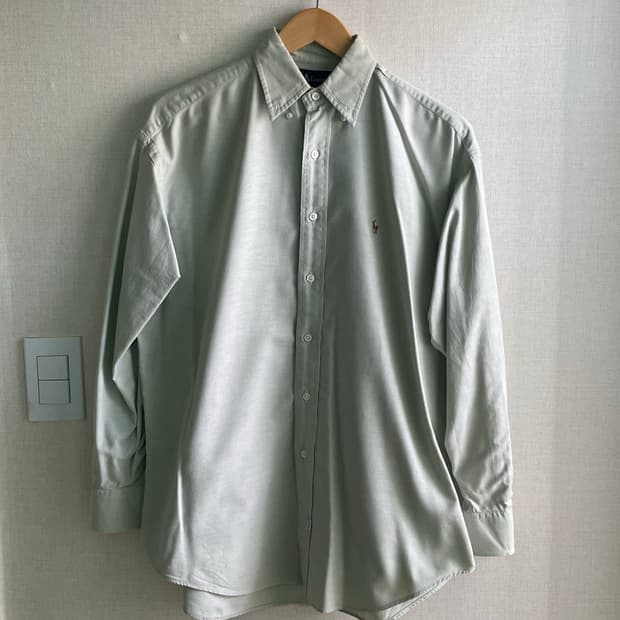폴로 빅옥스포드 6사이즈 세이지그린