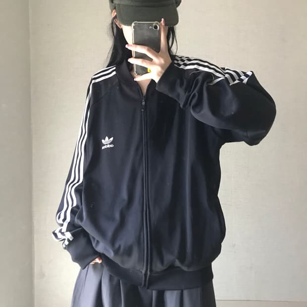 아디다스 블랙 오버핏 져지