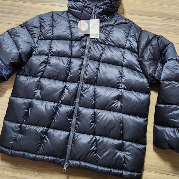 스파오씬라이트후드경량패딩점퍼L