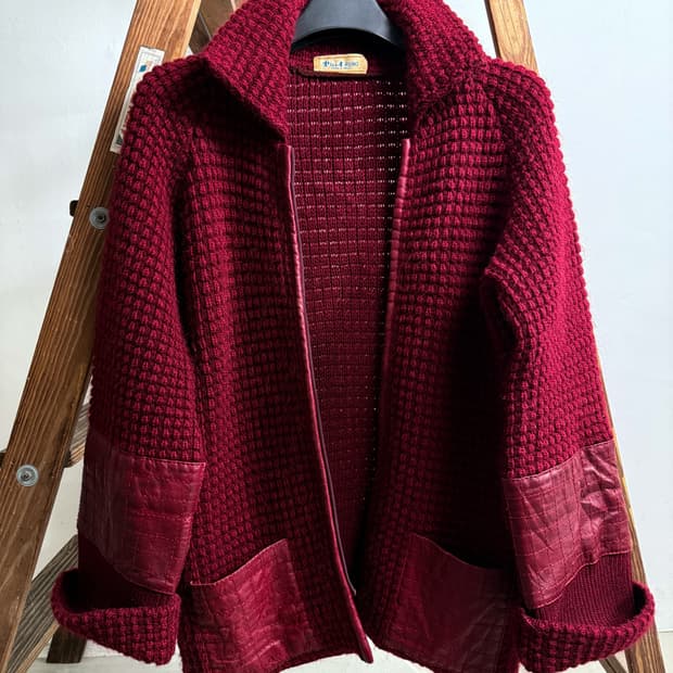  P&A Reno Leather Patch Mohair Sweater