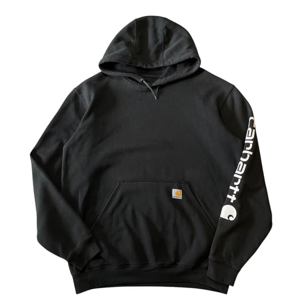 칼하트 스펠 빅로고 후드티