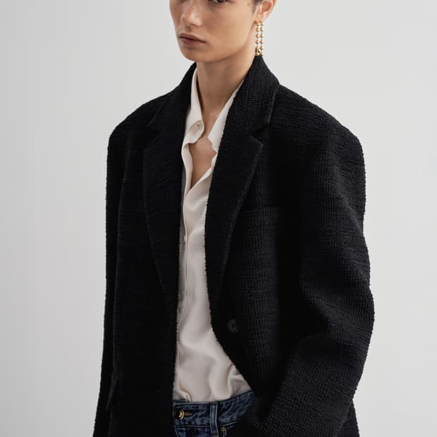 ORR 오르 트위드 테일러드 자켓