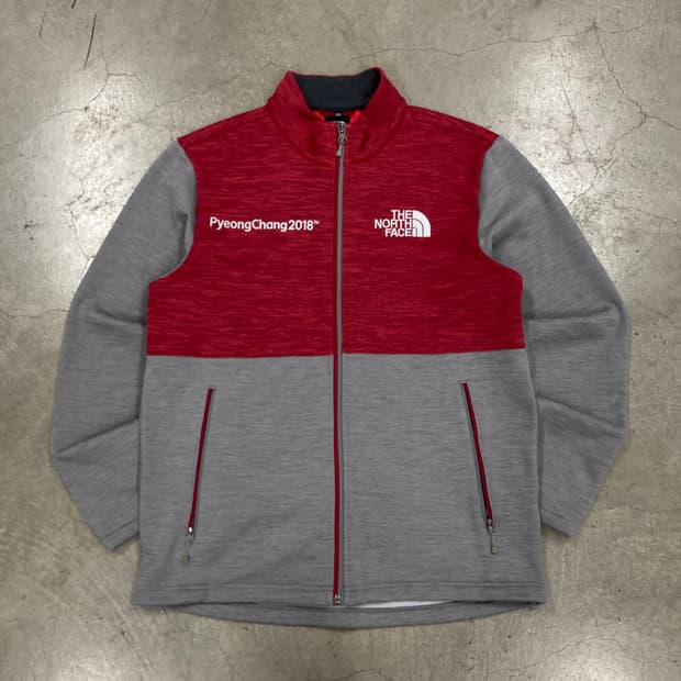노스페이스 믹스 컬러 평창 올림픽 트랙탑 져지
