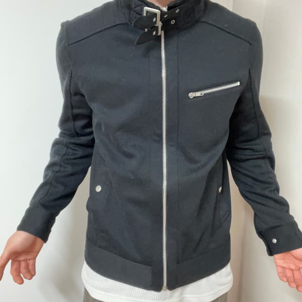 VON DUTCH NECK STRAP ZIP UP JACKET