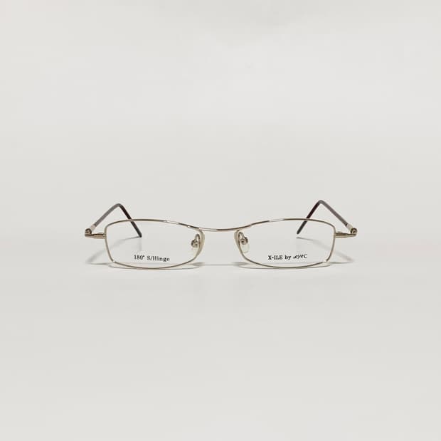 994 데드스탁 빈티지 안경테 풀메탈 골드 직사각형 남녀공용 픽키