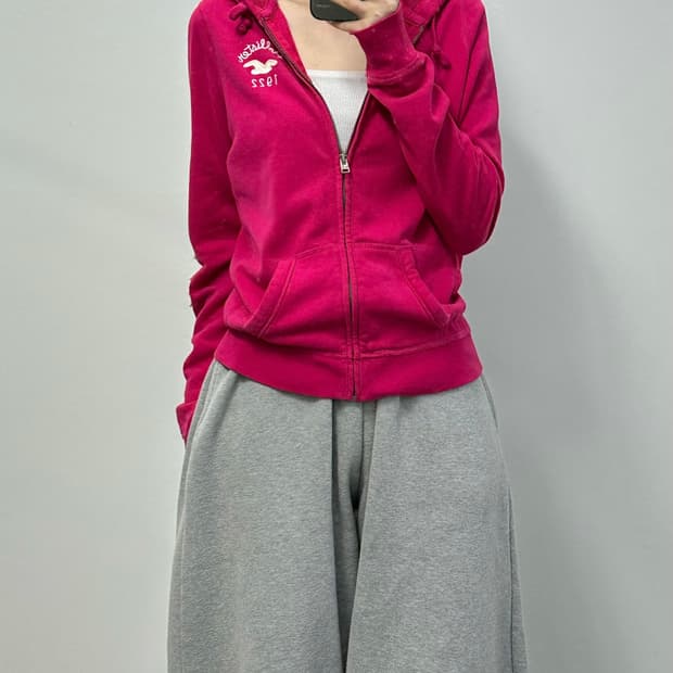 홀리스터 y2k 와투케 찐핑 후드집업