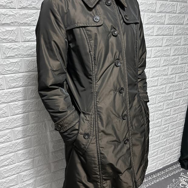 아르마니 꼴레지오니 패디드 트렌치 코트