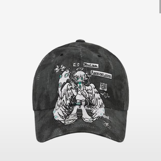 YB X Oliwa Ball Cap_CHARCOAL