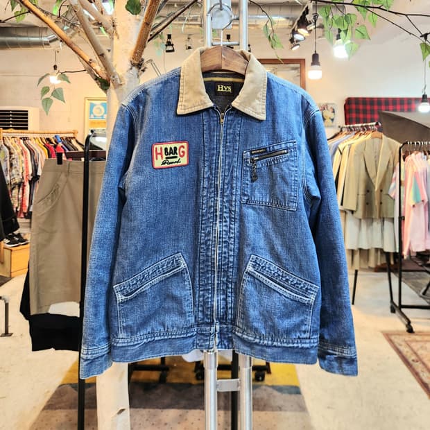 90s 히스테릭 글래머 미니 데님 자켓