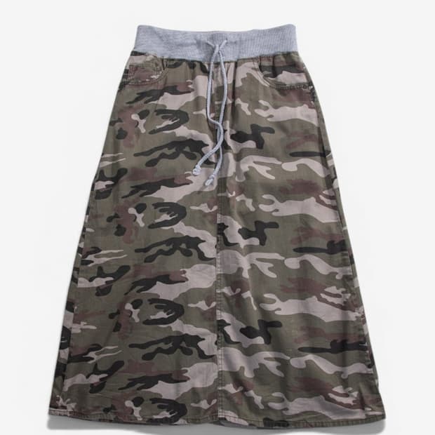 Sorridere Camo Long Skirt