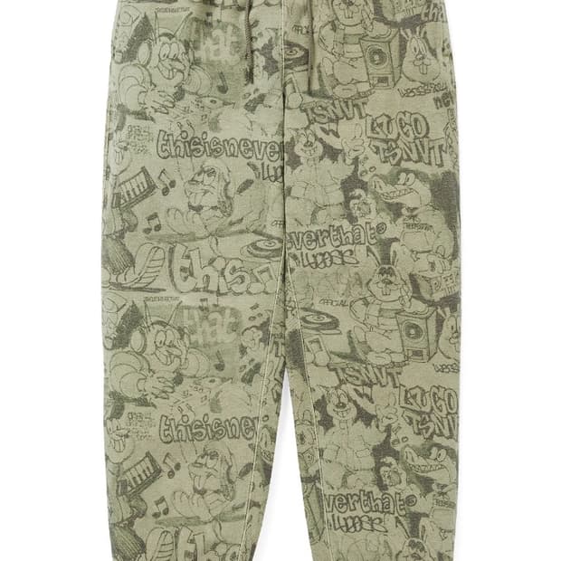 디스이즈네버댓 Crazy BIG Sweatpant Graffiti [S]
