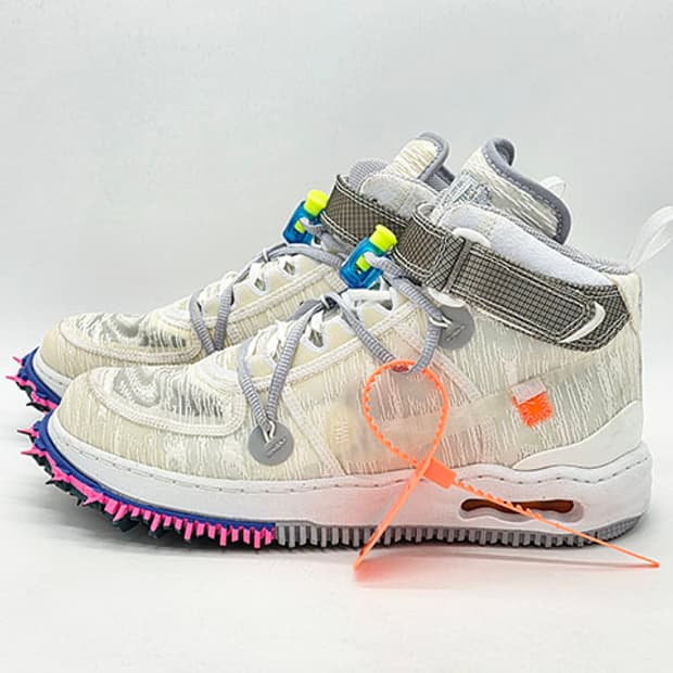 나이키 x 오프화이트 에어포스 1 미드 SP 화이트 (280)