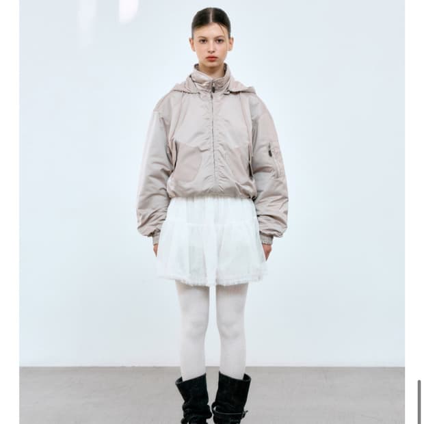 더오유 THEOHYOU 후드 봄버