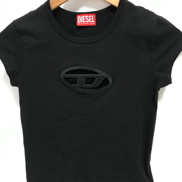 Diesel T-Angie Peekaboo Logo T-Shirt