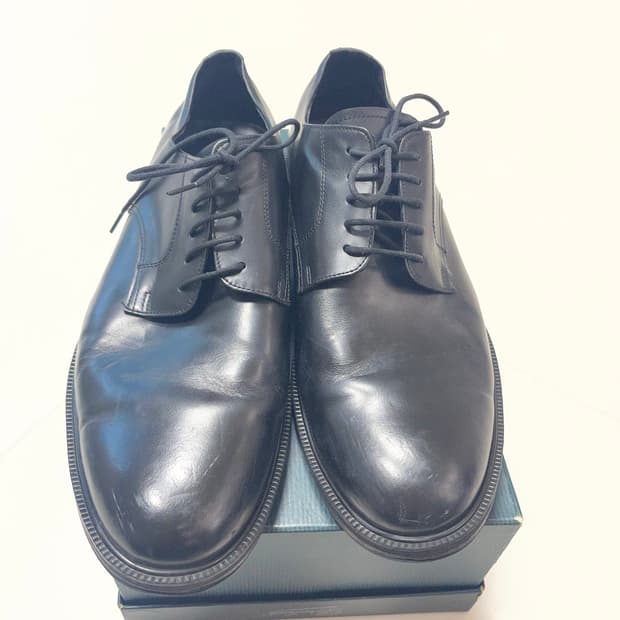 수제화 브랜드 오뷔제(OVJE) 더비 비브람창 블랙 280