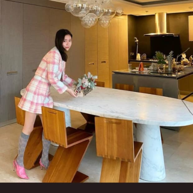 AAV 아브컬렉션 라티 콜라보 트위드자켓