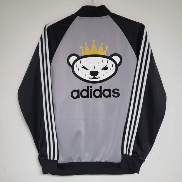 아디다스 니고베어 불꽃 회검 집업져지 