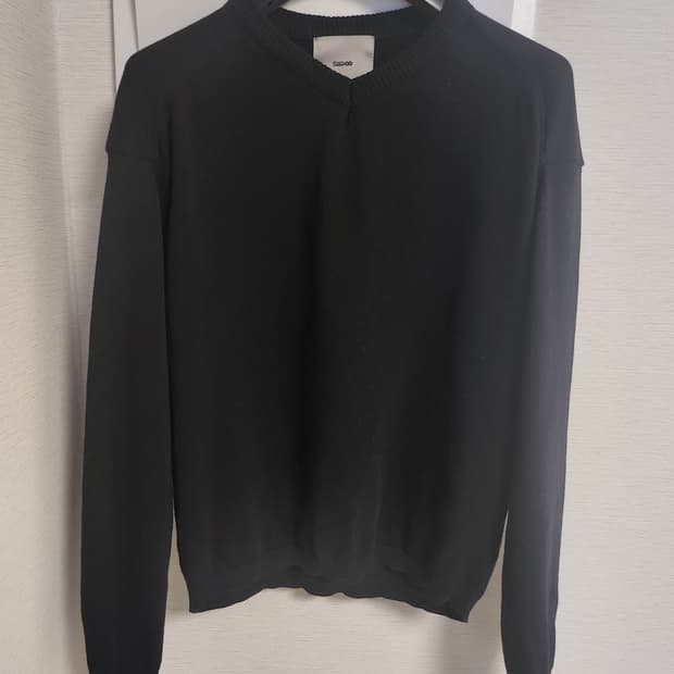 시도 브이넥 코튼 브이넥 니트 