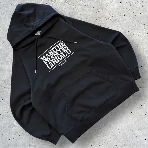 [XL] 마리떼 프랑소와 저버 블랙 후드티 D337