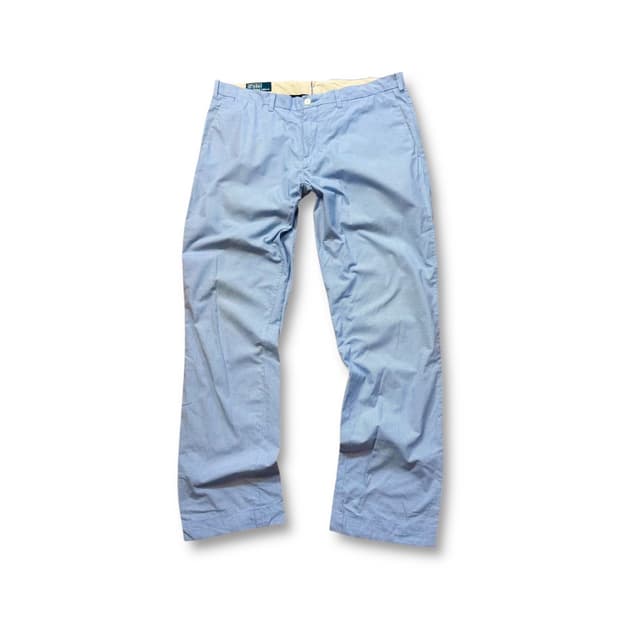 폴로 랄프로렌 슬림핏 깅엄패턴 치노 팬츠