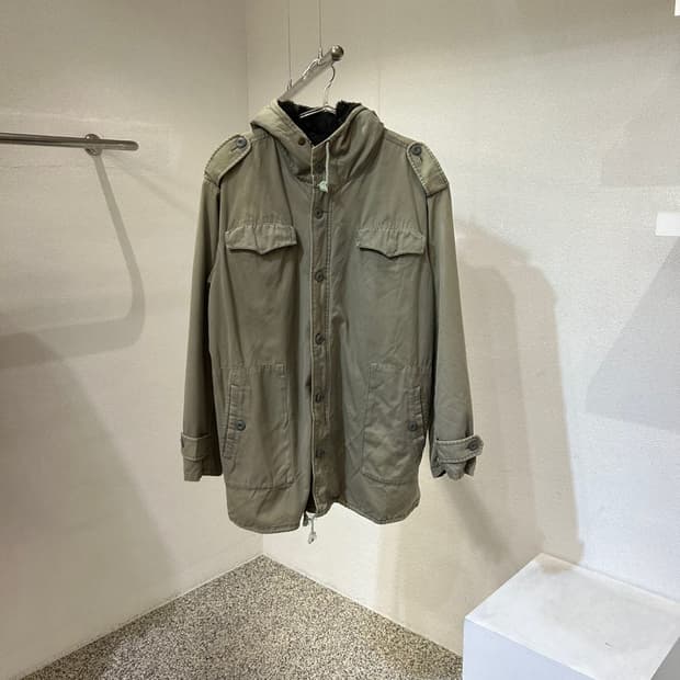 USA 후드 야상 점퍼