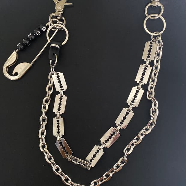 레이저 블레이드 더블 팬츠 체인