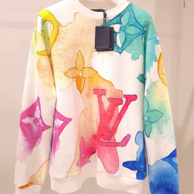 [정품/중고] 루이비통 워터컬러 모노그램 니트 (새상품)