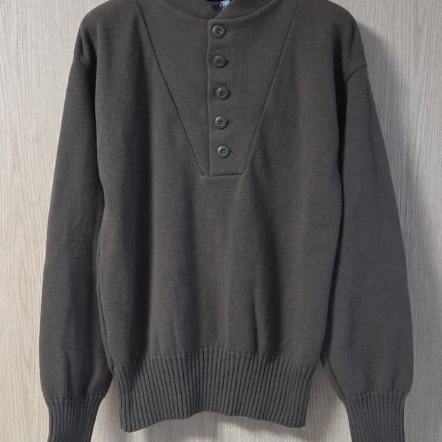 DSCP 미군 5 버튼 스웨터 코만도 니트