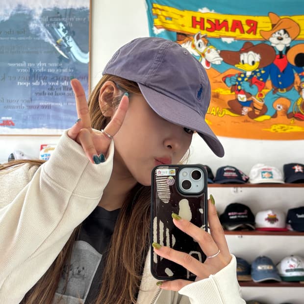 폴로 빈티지 볼캡