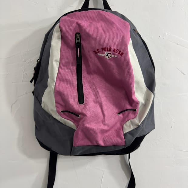 us polo assn pink backpack