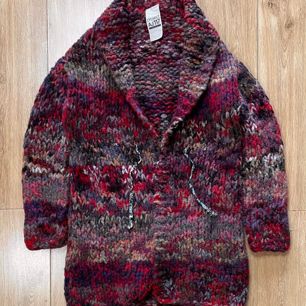 국내 유일 Made Italy 프로젝트AJ117 니트 로브 가디건