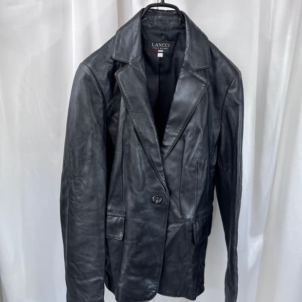 LANCCI leather jacket 