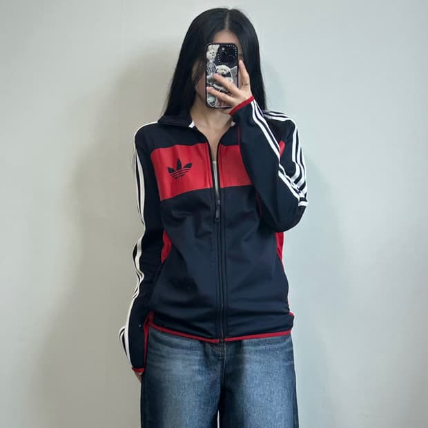 아디다스 스트릿다이버 네이비 트랙탑 져지