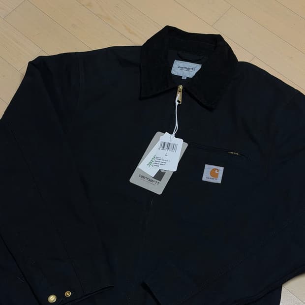칼하트 Wip 디트로이트 자켓 블랙 L 새상품